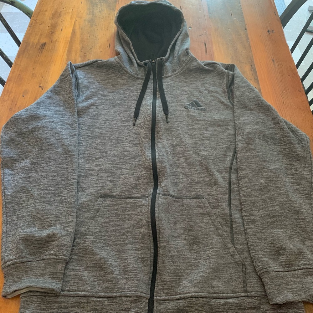 Adidas climawarm hoodie men’s medium EUC